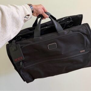 Tumi Black Duffel Bag